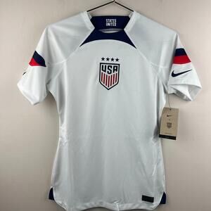 USMNT 2022/23 Stadium Home Nike Dri-FIT Soccer Jersey Women’s Size S NWT DN0778